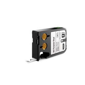 Dymo Xtl 1868751 Authentic Vinyl Label Tape Self Adhesive Black Print On White 12 Mm X 7.5M - Image 3