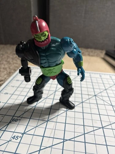 Vintage He-Man Trap Jaw Figure Mattel MOTU w Laser Arm & Helmet