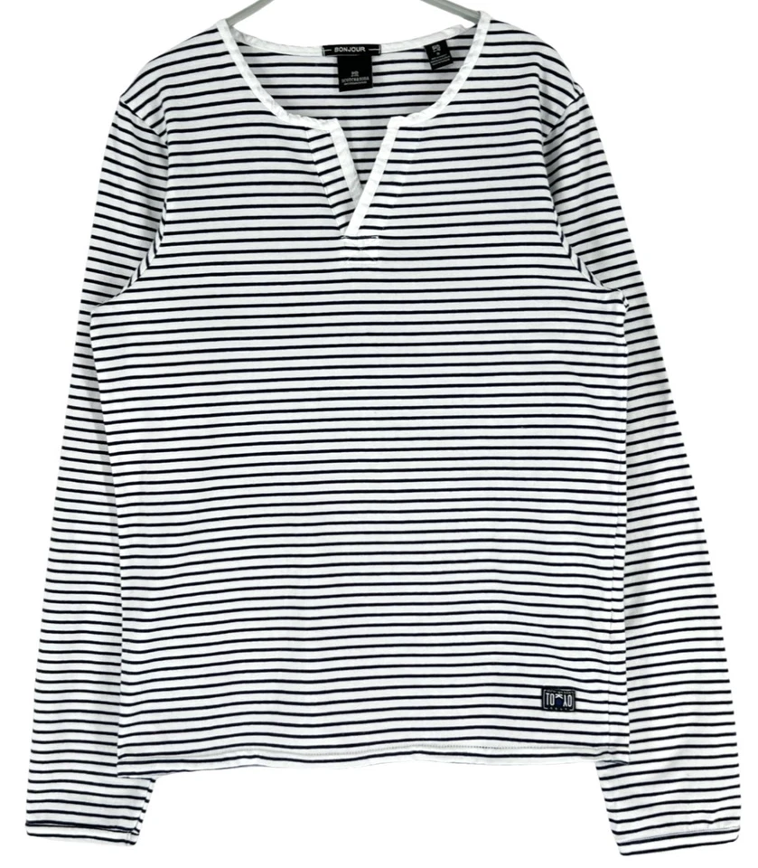 Scotch & Soda Damen Bonjour V-Ausschnitt Pullover T-Shirt Größe S - Bild 1 von 4