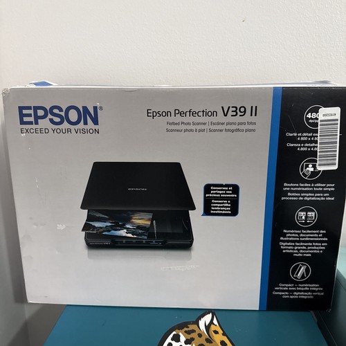 Epson Perfection V39 II Compact Flatbed Photo Document Scanner 4800 dpi