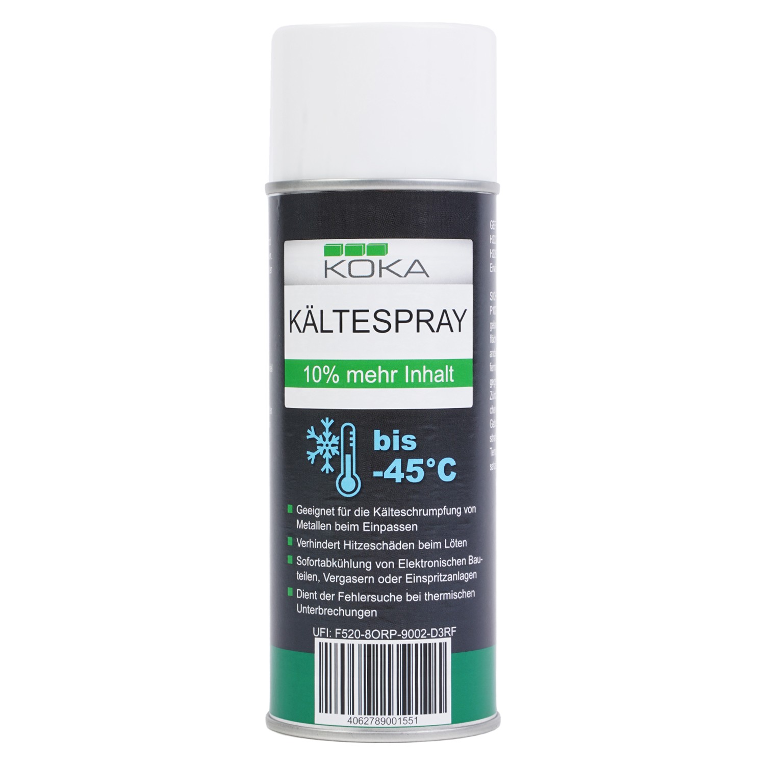 KOKA Kältespray bis -45°C Vereisungs-Spray Eis-Spray Kühlspray 440 ml Ice-Spray