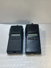 Lot Of 2 Kenwood TK-380 UHF Handheld Radio - Works/ No Batteries No Antenna