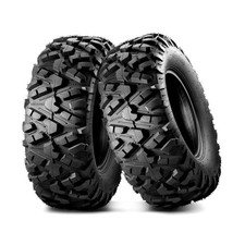 MaxAuto Set of 2 AT25x10-12 ATV UTV Mud Sand Tires,25x10x12 All-Terrain Off-R...