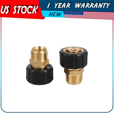 #ad #ad Pressure Washer Adapter Hose with M22 15MM Outlet Pressure Washer and Gun $13.69