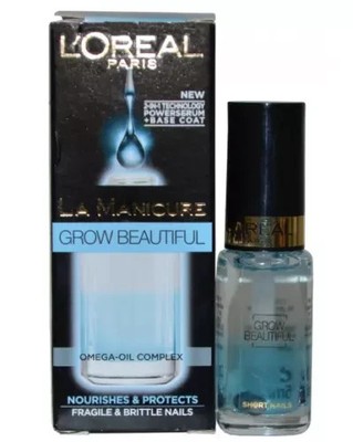 L'oreal Paris La Manicure Grow Beautiful 2in1 Power Serum & Base Coat 5ml