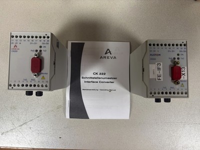 Areva Schnittstellenmodul LWL Glas/RS485 CK222 Interface Converter 88911.404