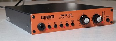Warm Audio WA12 MKII Single Channel Microphone Preamplifier Orange