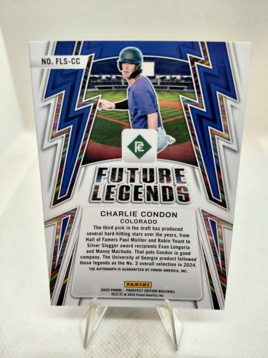 2025 Panini Prospects Edition Future Legends Gold Autograph