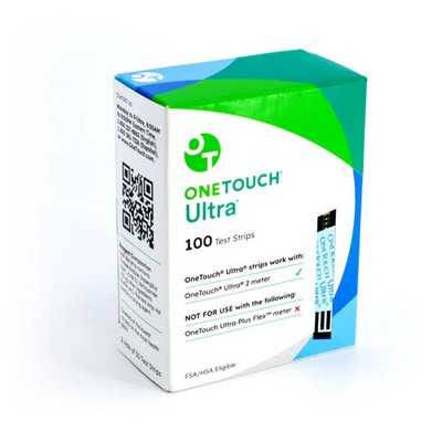 One Touch Ultra 100 Test Strips January 2027 exp **USA SELLER** Free Shipping