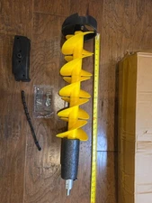 Dpofirs Ice Auger Drill Adapter, Ice Augers for Fishing, Electric Nylon Corless 