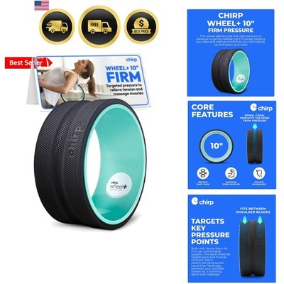 Wheel Foam Roller - Targeted Back & Neck Pain Relief, Muscle Massage, Trigger...