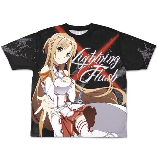 Camiseta Sword Art Online Alicization Asuna of Flash Doble Cara Gráfica Completa M