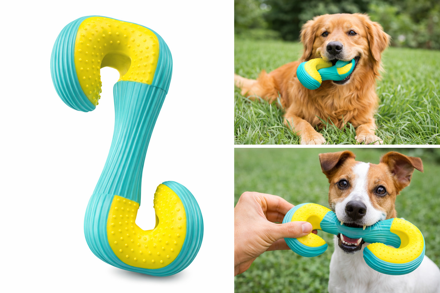 KONG ReRun Dog Toy Small/Medium Treat Dispensing Chew Eco Fr