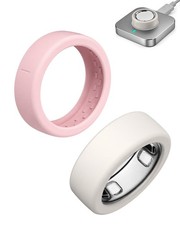2 Pack Cover for Oura Ring Gen 5, Smart S 6/7/8/9, Starlight Pink