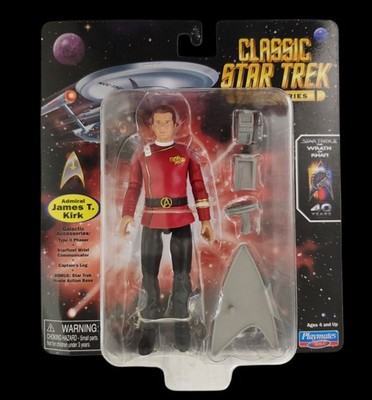 STAR TREK PLAYMATES TOYS 2022 THE WRATH OF KHAN ADMIRAL KIRK FIGUR 