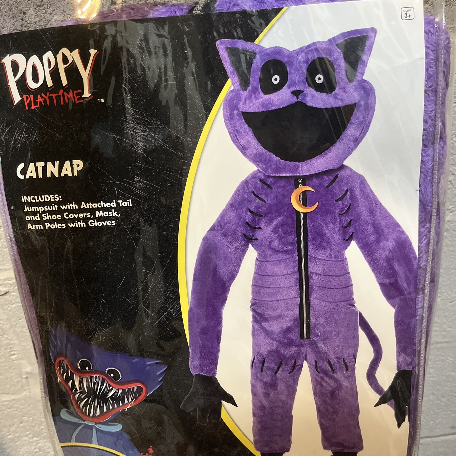 Spirit Halloween Kids CatNap Jumpsuit Costume Poppy Playtime Size SMALL ...