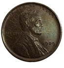 1909 VDB Lincoln Cent RB UNC Attractive Toning! Beautiful Looks Great In Hand