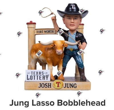Texas Rangers Josh Jung Laso Bobblehead SGA 9/19/26 
