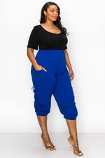 PLUS SIZE Colorblock Eternal Pocket Jumpsuit