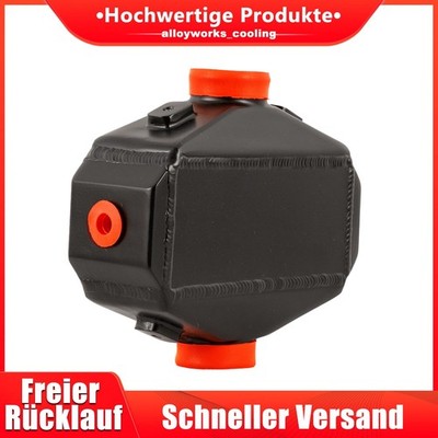 9.25''x9''x3.5'' Liquid/Water to Air Ladeluftkühler 2.5''Air Einlass&Auslass BLK NEU