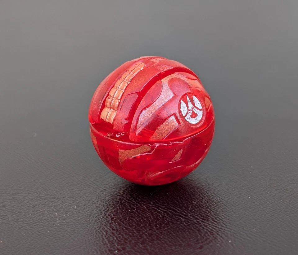 Bakugan Translucent Dragonoid Red Pyrus B1 Classic Small Ball 420g Read - Image 3 of 4