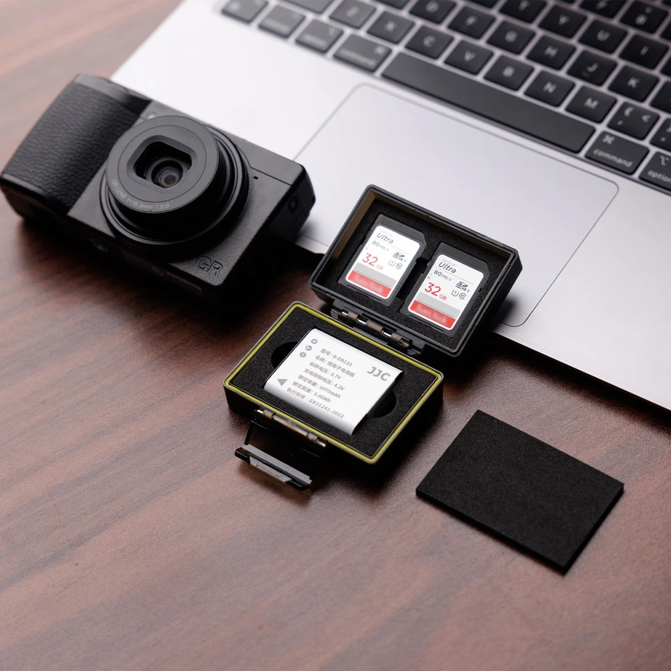 JJC LI-92B Battery SD Card Case for Olympus Stylus XZ-2 iHS SP-100 Tough TG-6 5 - Image 2 of 4