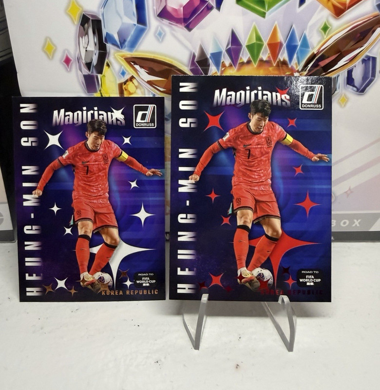 Panini Donruss Road to FIFA WC 26 Magicians Heung-Min Son #17 Lot (2)
