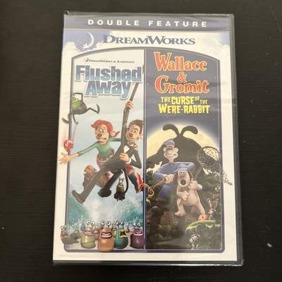 Flushed Away / Wallace & Gromit : The Curse of New DVD Brand New -1