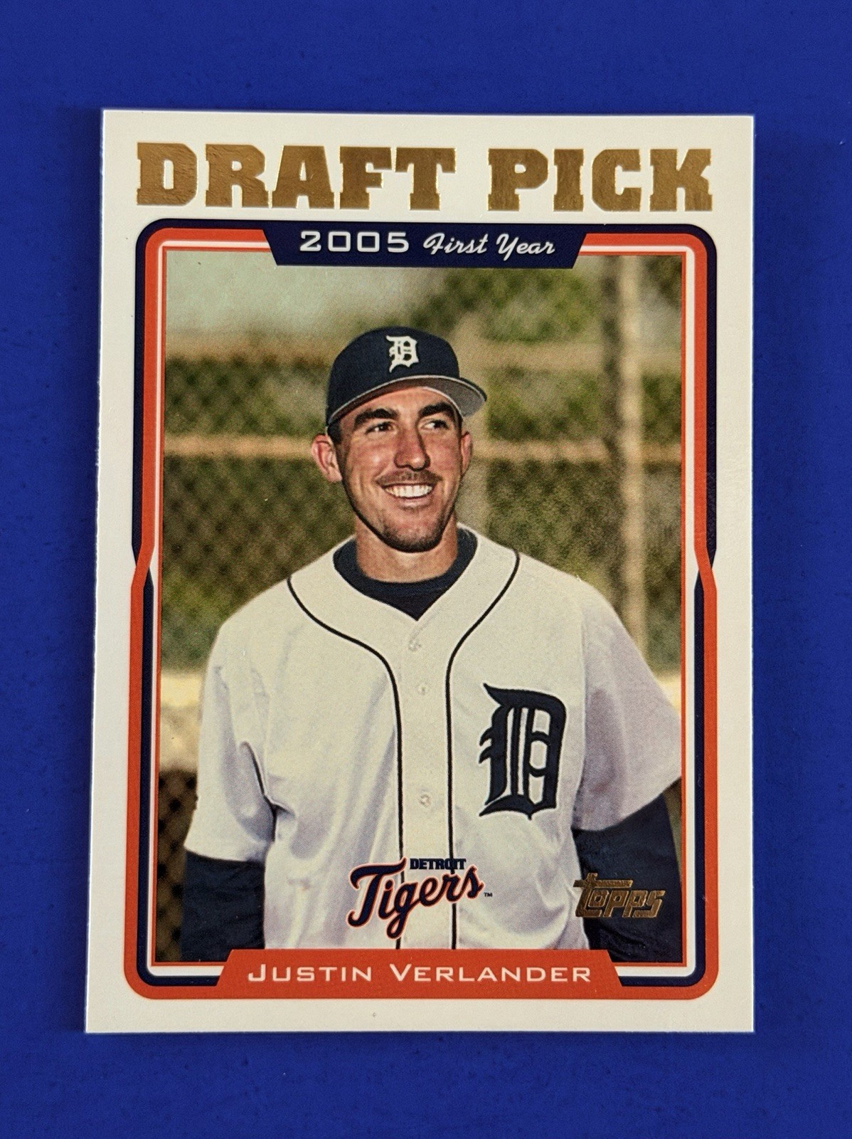 2005 Topps Justin Verlander Tigers Baseball Rookie Card #677