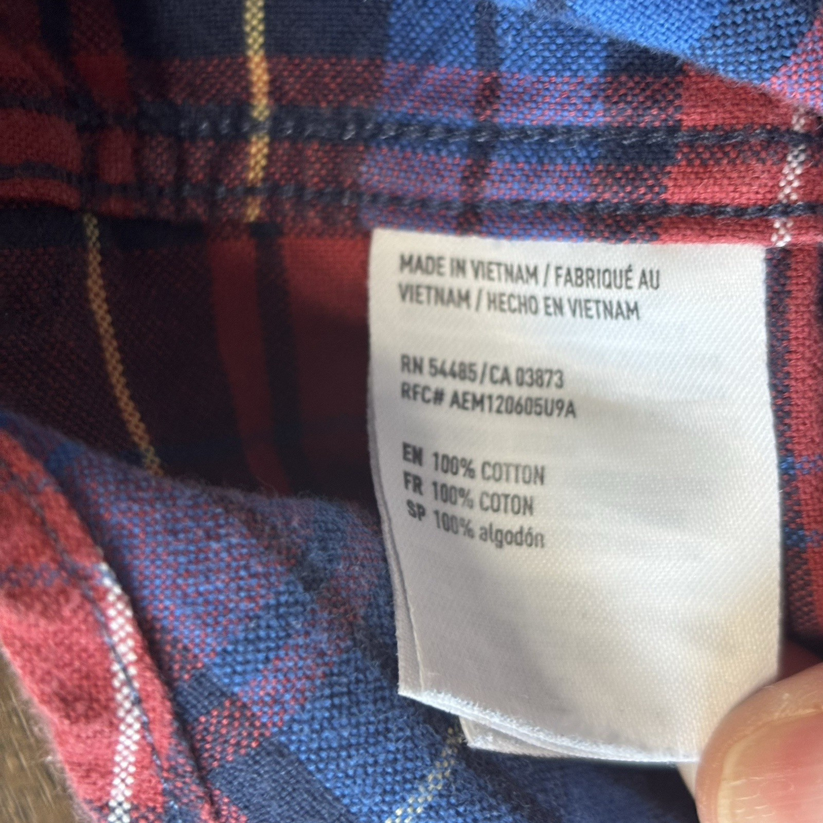 American Eagle Seriously Soft Patchwork Shirt Men… - image 8