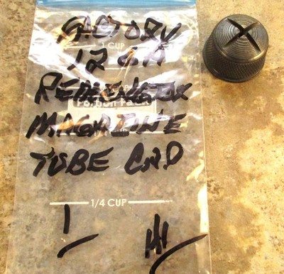 Remington 870, 1100, 11-87 Factory 12ga TALL Magazine Tube Cap - Good Used Part