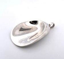 Vintage Georg Jensen 925 Sterling Silver Oyster Pendant #328 Denmark 24.1g