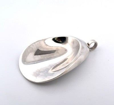Vintage Georg Jensen 925 Sterling Silber Auster Anhänger #328 Denmark 24,1g