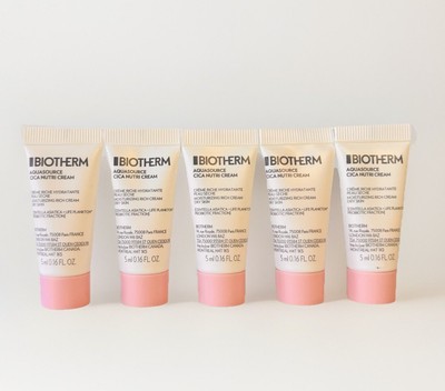 Biotherm Aquasource Cica Nutri Cream Rich Dry Skin 25 ml  ( 5 x 5 ml  ) NEU OVP