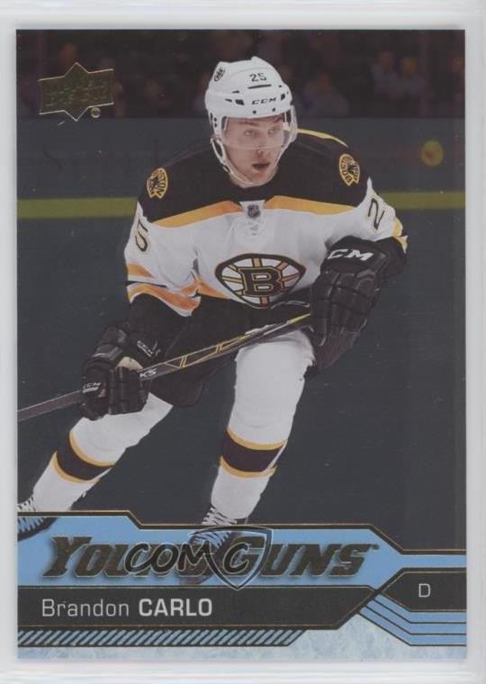 2016-17 Upper Deck Young Guns Silver Foil Brandon Carlo #482 Rookie RC k1r