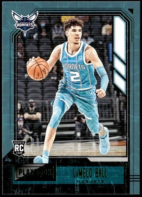 2020-21 Panini Chronicles #192 LaMelo Ball Green Playbook Rookie E1