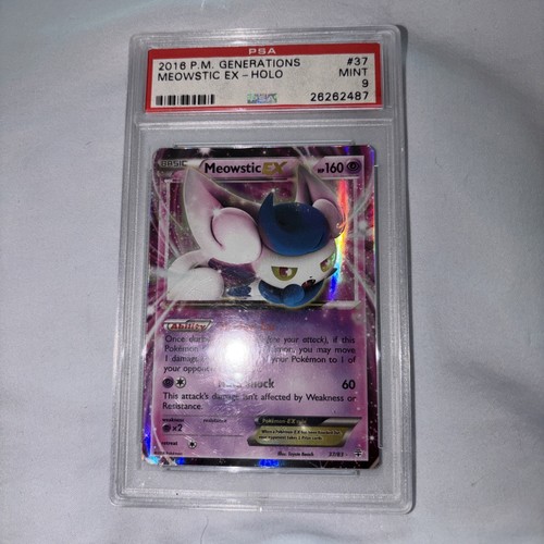 Meowstic-EX graded PSA 9 for sale on eBay