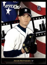 Adam Pettyjohn 2002 Donruss Studio #168 Tigers MLB READ FREE SHIP AutographDen
