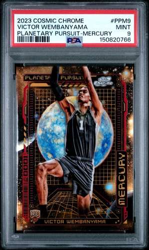 Victor Wembanyama [Mercury] #PPM-9 2023 Topps Cosmic Chrome Planetary Pursuit card
