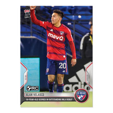 Alan Velasco - 2022 MLS Topps Now Card 21 - Print Run: 1,535 FC Dallas