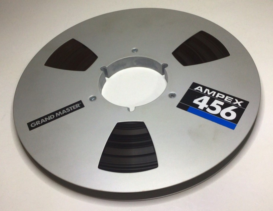 AMPEX 456 Grand Master Recording Tape Reel Eight and a Quarter Reel