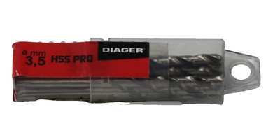 Diager 3,5m HSS PRO Bohrer 10Stück