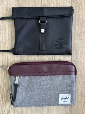 NEW Herschel Supply Co X Virgin Atlantic Toiletry Cosmetic Travel Pouches X 2