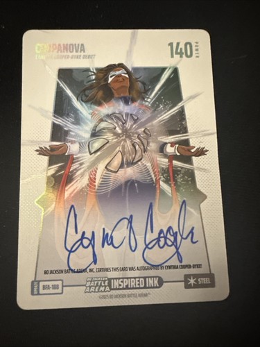 Bo Jackson Battle Arena Cynthia Cooper-Dyke COOPANOVA Steel On card auto