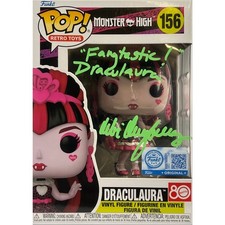 Debi Derryberry autographed inscribed Funko Pop #156 Draculaura Monster high JSA