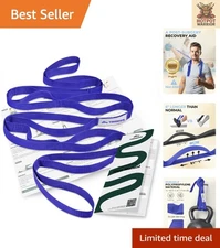 10-Loop Non-Elastic Stretch Strap for Enhanced Flexibility & Recovery