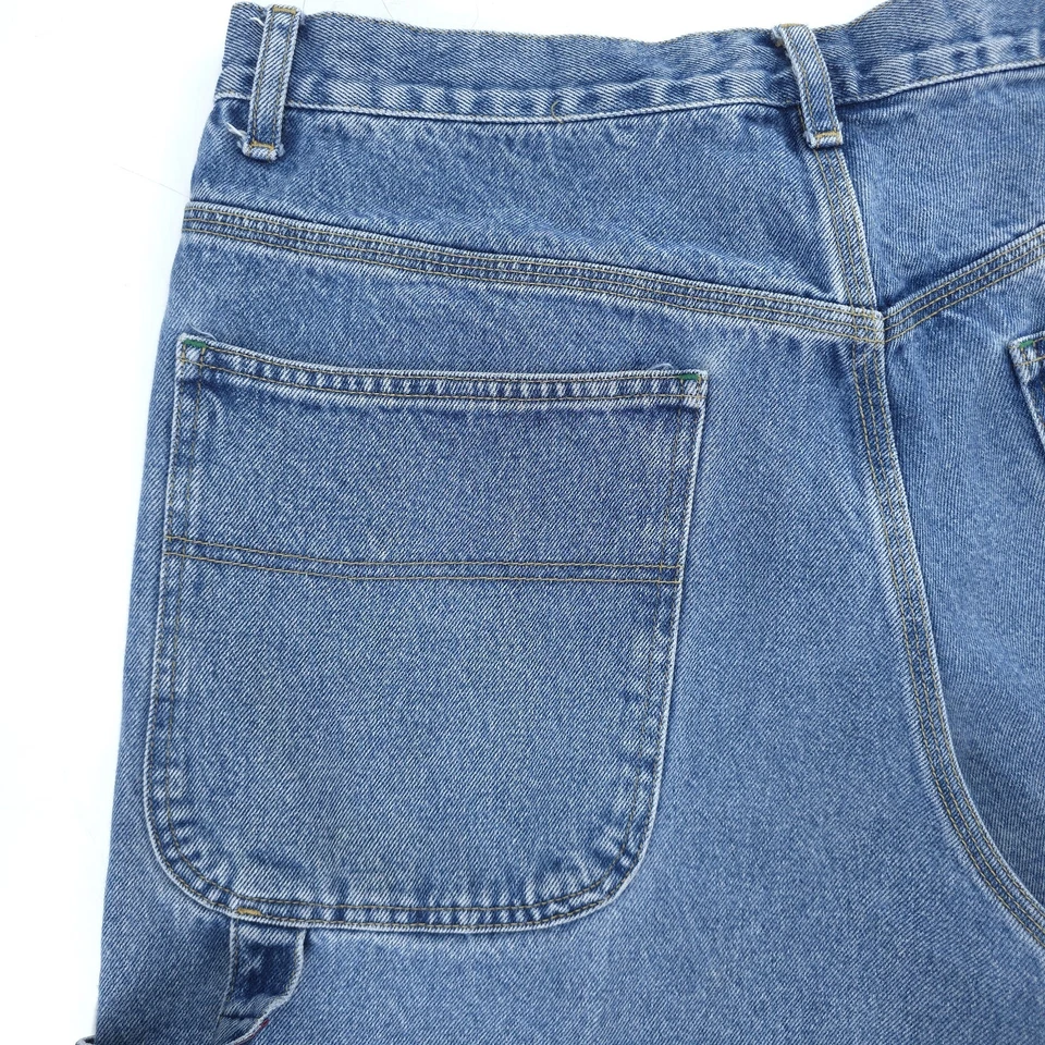 Pantalones Cortos De Colección Tommy Hilfiger Carpintero 36 Denim Años 2000 Y2k Sueltos Patinador Ropa de Calle Foto 3 de 4