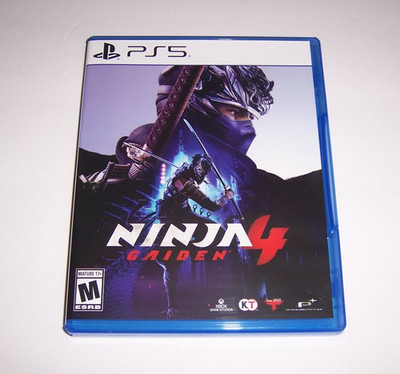 Authentic Box Case Replacement Sony PlayStation 5 PS5 for Ninja Gaiden 4 Four