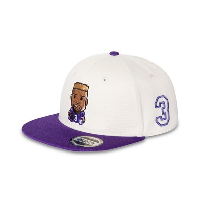 Odel Beckham Baltimore Ravens NFLPA Snapback Cap mit 3D Emoji