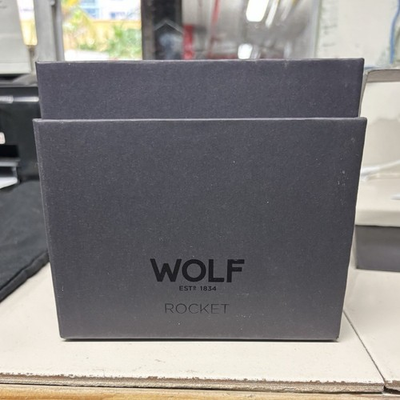 #ad #ad WOLF Rocket Single Watch Winder Gray w Box Pouch amp; Power Adapters $299.99